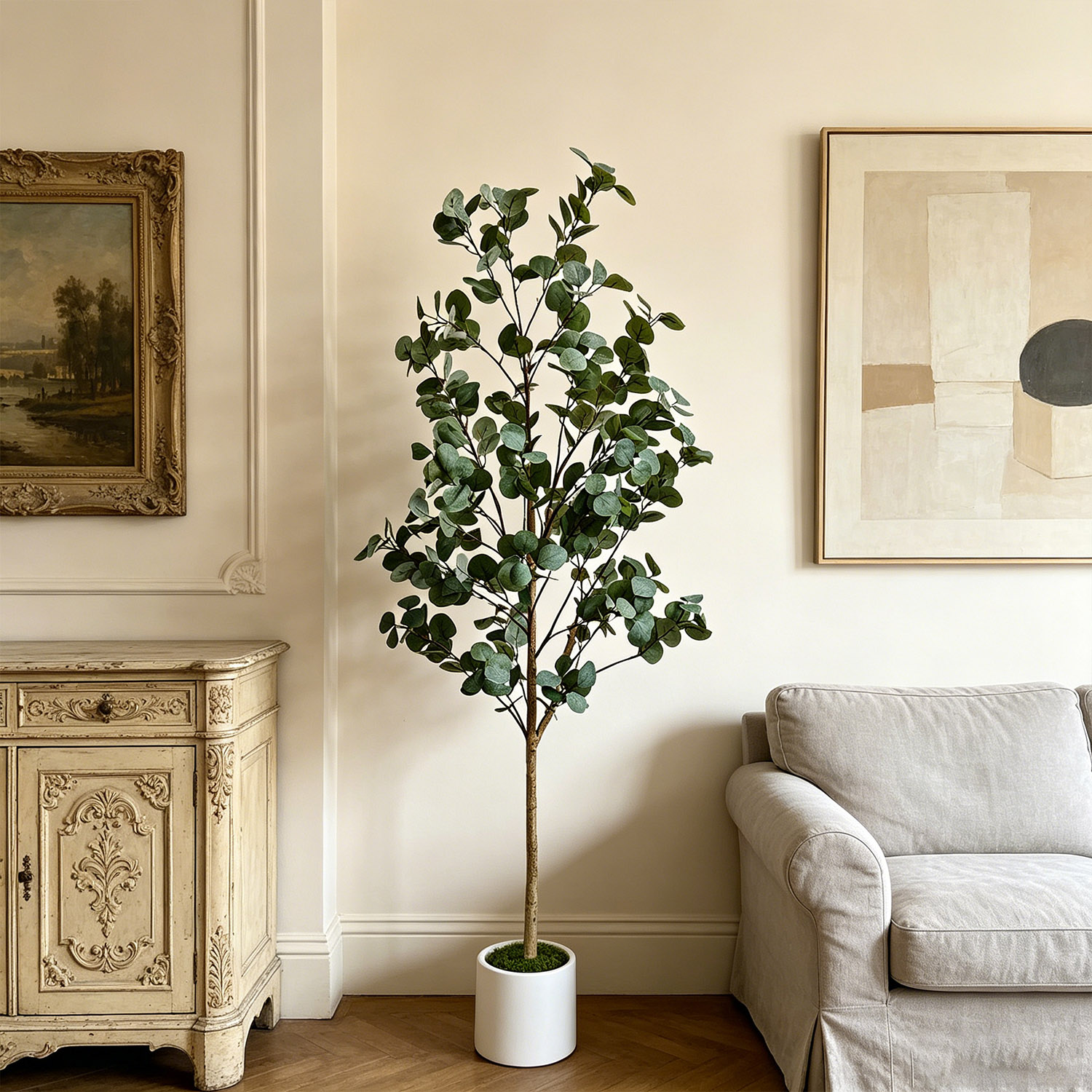 Sztuczna eukaliptusowa gałąź o – Ficus Lyrata Tree recenzja i cena