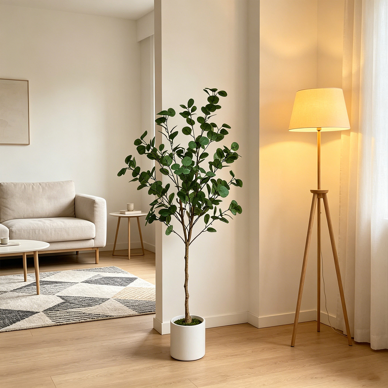 Sztuczna eukaliptusowa gałąź o – Ficus Lyrata Tree recenzja i cena